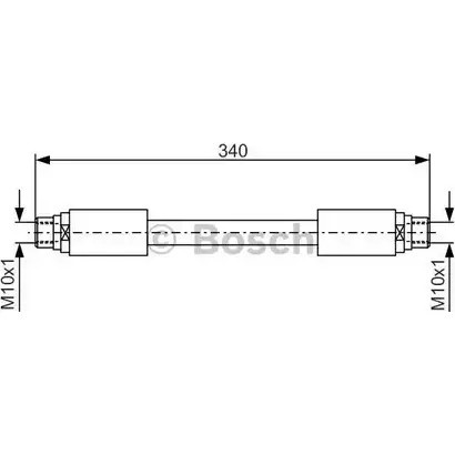 Тормозной шланг Bosch 1 987 481 301 B H1193 1F7B5FE 354408