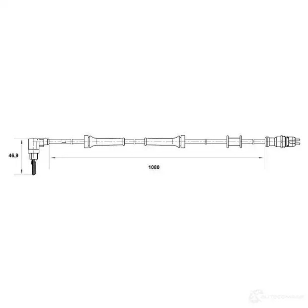 Датчик АБС BOSCH 0265007034 WS7034 315278 DF 10