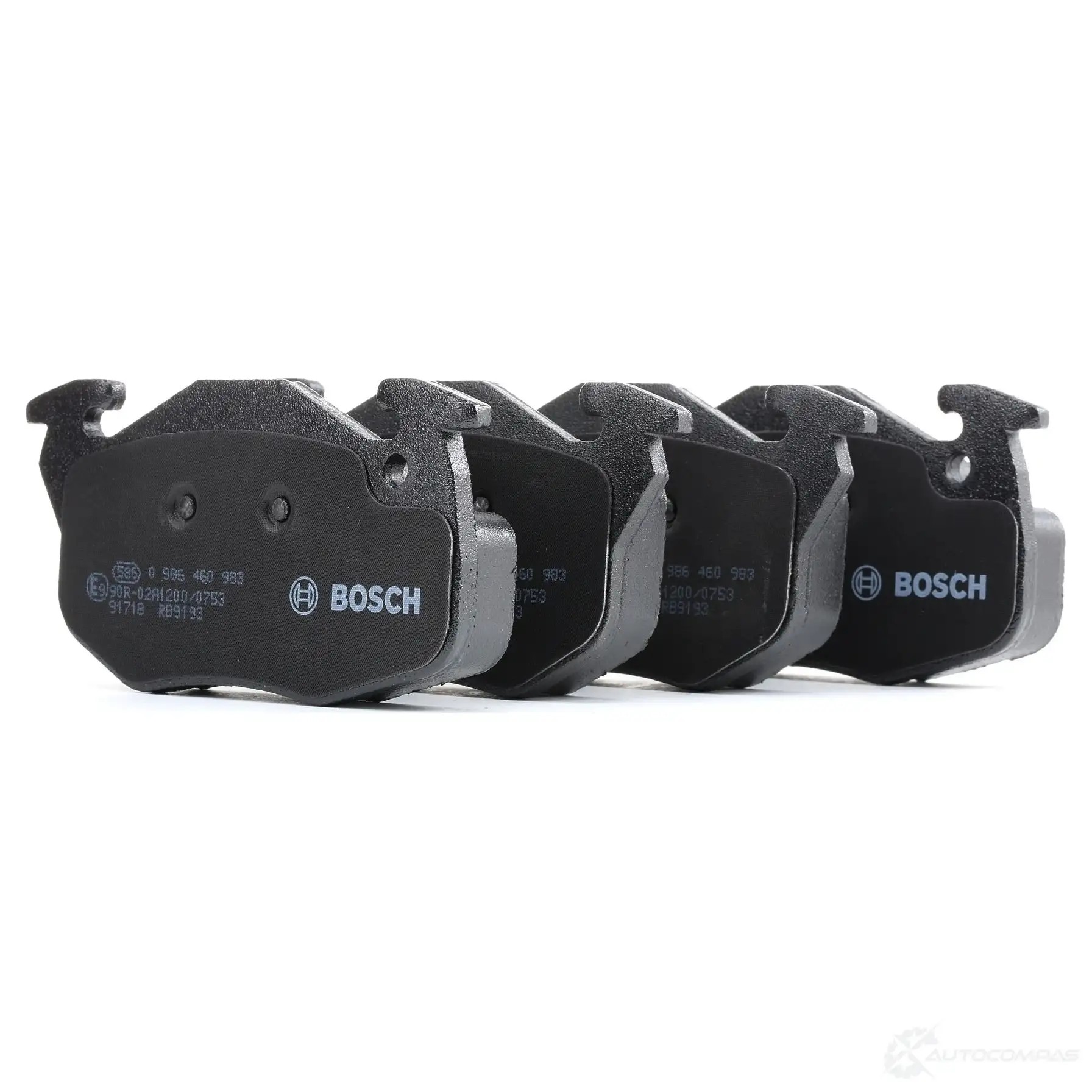 Тормозные колодки, комплект BOSCH 337752 0986460983 20 986 7261D371