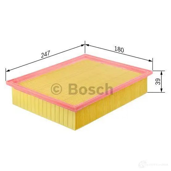 Воздушный фильтр BOSCH 349129 AF-ALF-1 1457433253 S 3253