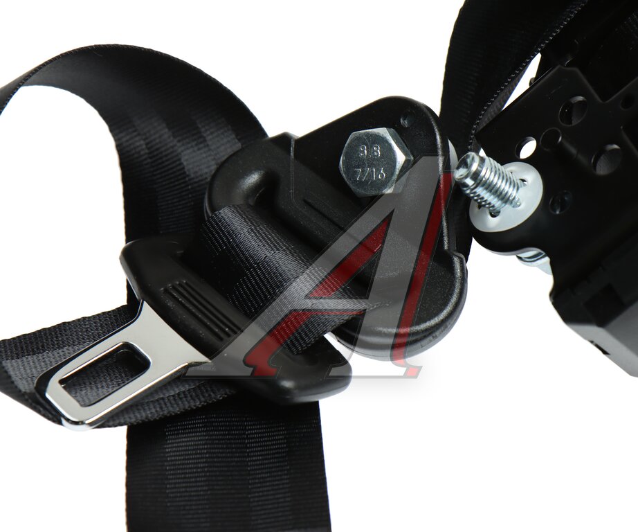 Ремень КАМАЗ, УРАЛ безопасности 3-х точечный L=3.24м с зам.-кронш. L=245мм в сборе СИБЕКО