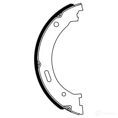 Тормозные колодки ручника, комплект BOSCH 0986487942 1437244909 FD 33YS