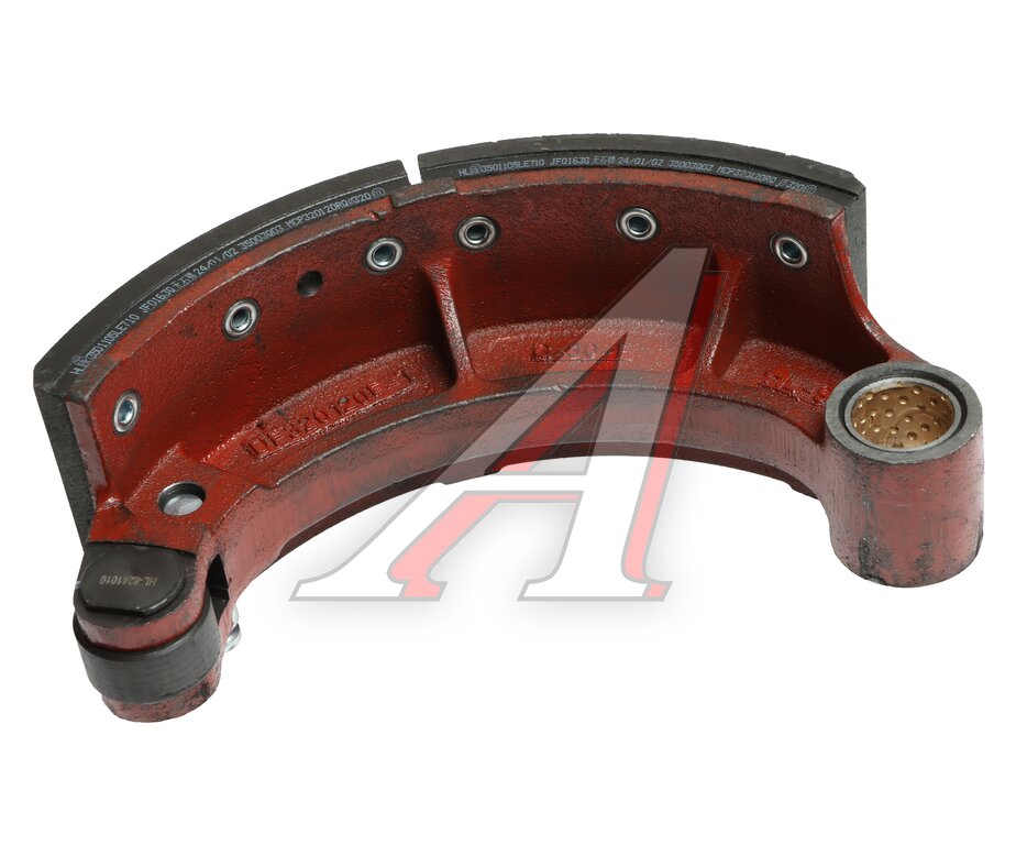 Колодки тормозные JAC N90 КАМАЗ Компас-9 передние барабанные (1шт.) (верхняя) PSP