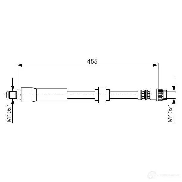 Тормозной шланг BOSCH 1987476701 BH 394 CMPOOT 353094