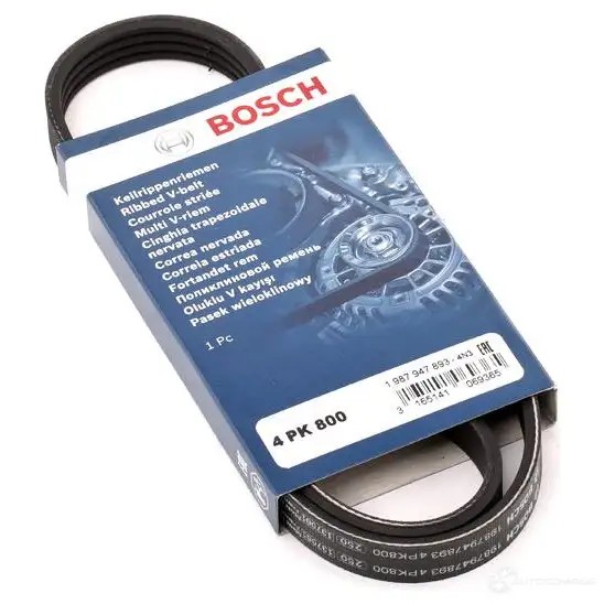 Приводной ремень, поликлиновой BOSCH 1987947893 4PK800 4 PK 800 356868