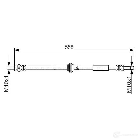 Тормозной шланг BOSCH O5KTXA BH107 4 354294 1987481182