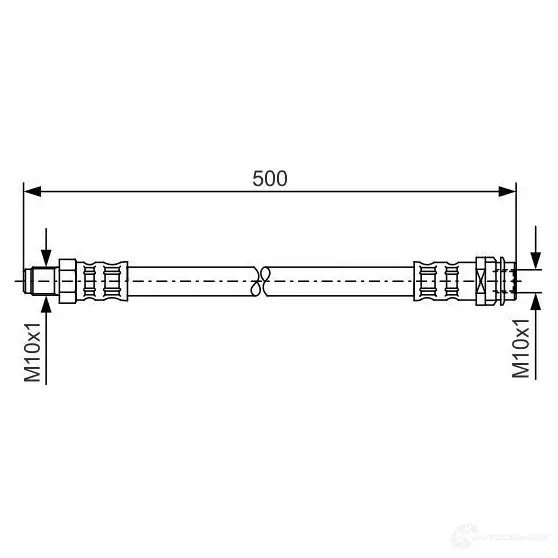 Тормозной шланг BOSCH 352899 UYCYA33 BH8 60 1987476453