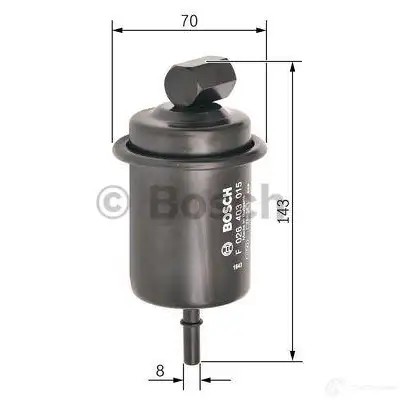 Топливный фильтр BOSCH YAQFWQ 370490 f026403015 F 3015