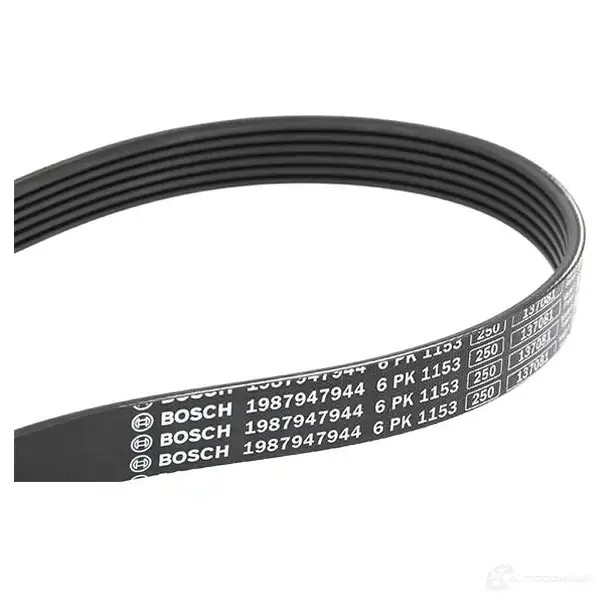 Приводной ремень, поликлиновой BOSCH 6PK1153 356919 1987947944 6 PK 1153