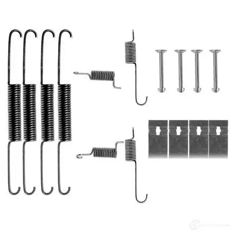 Ремкомплект тормозных накладок BOSCH U4XSEX AS13 4 1987475168 352386