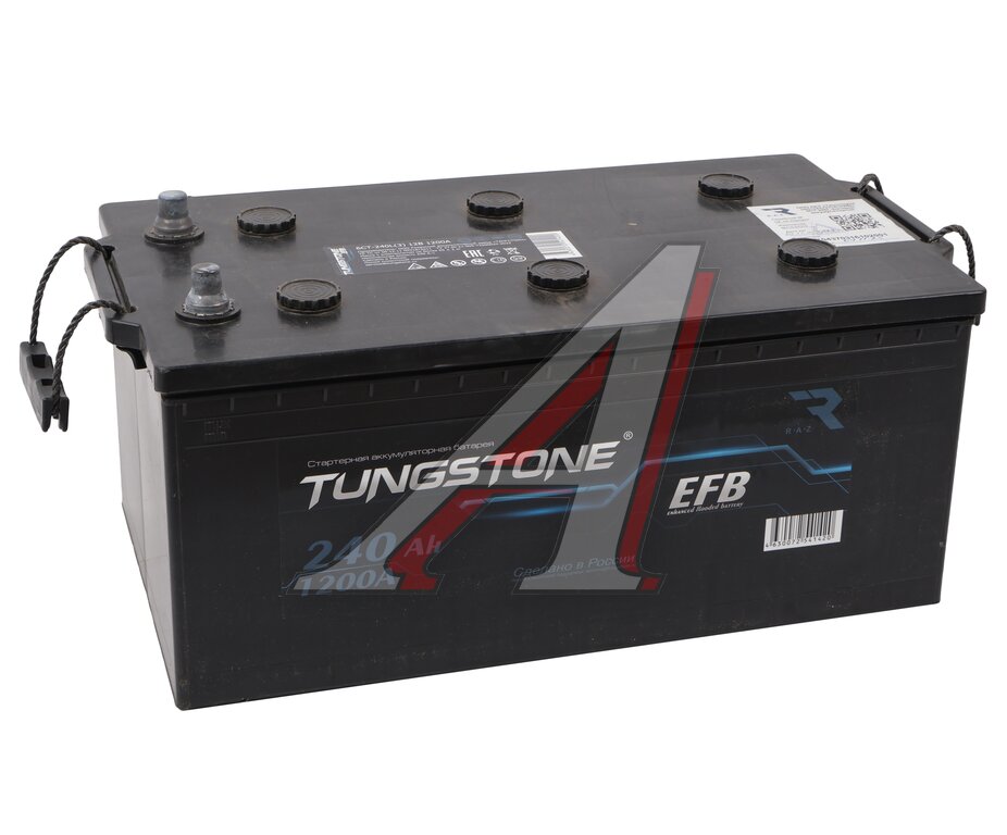 Аккумулятор КАМАЗ-54901 240А/ч TUNGSTONE (ОАО КАМАЗ)