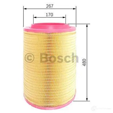 Воздушный фильтр BOSCH S0247 370101 S 0247 f026400247