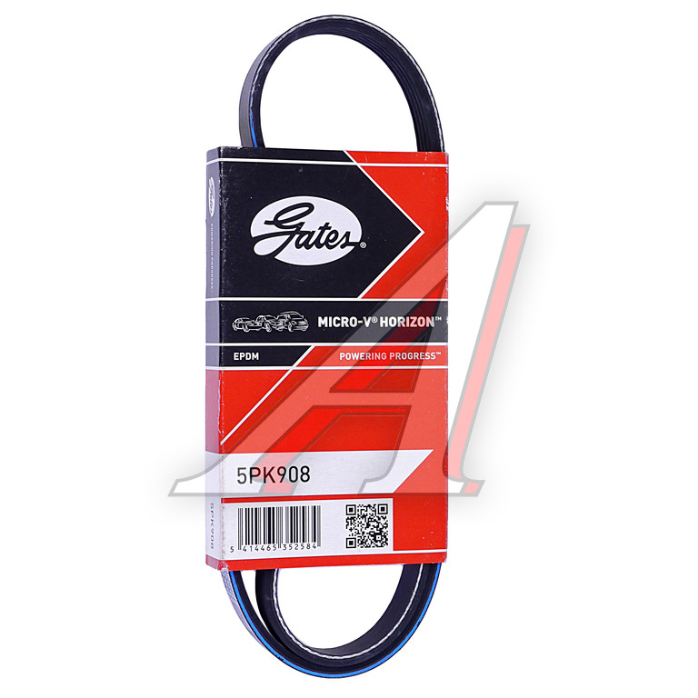 Ремень приводной поликлиновой 5PK908 GATES