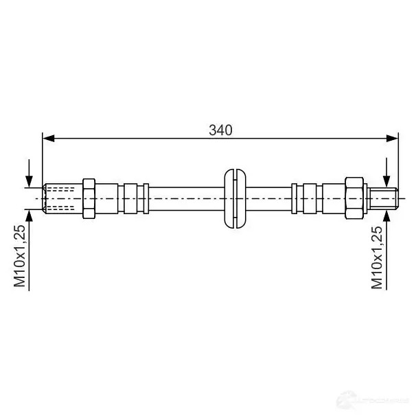 Тормозной шланг BOSCH 352732 H7Z6X BH 763 1987476191