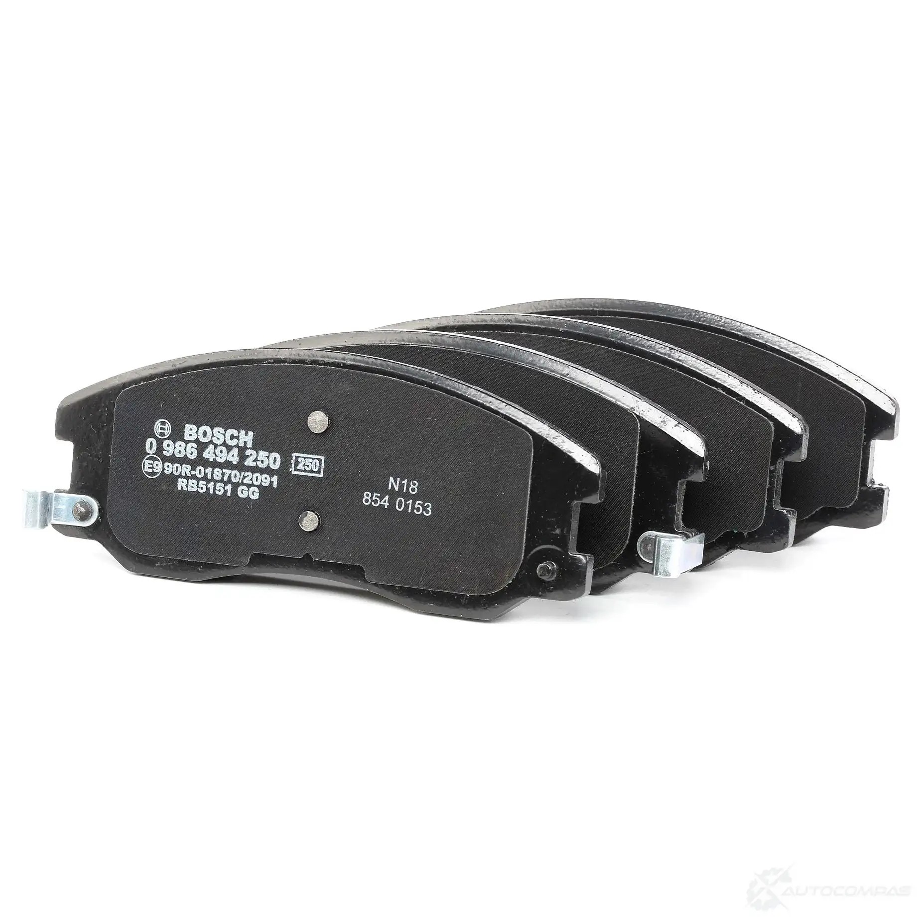Тормозные колодки, комплект BOSCH 0986494250 342238 24510 8381-D1264