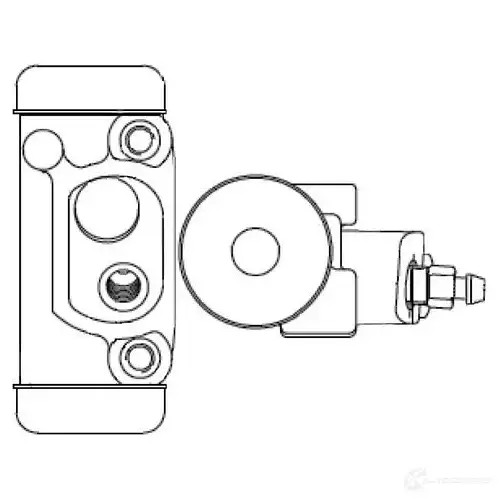 Рабочий тормозной цилиндр BOSCH WC 2350 369481 f026002350 SZHQ1