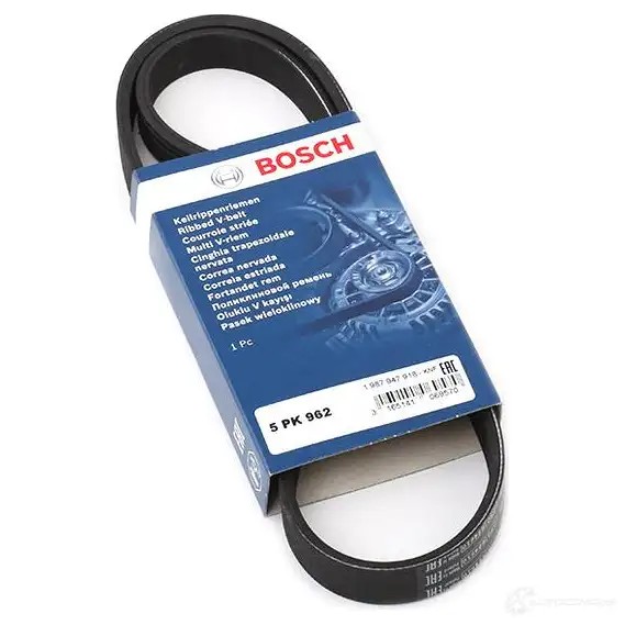 Приводной ремень, поликлиновой BOSCH 356893 5 PK 962 1987947918 3AVA1NP