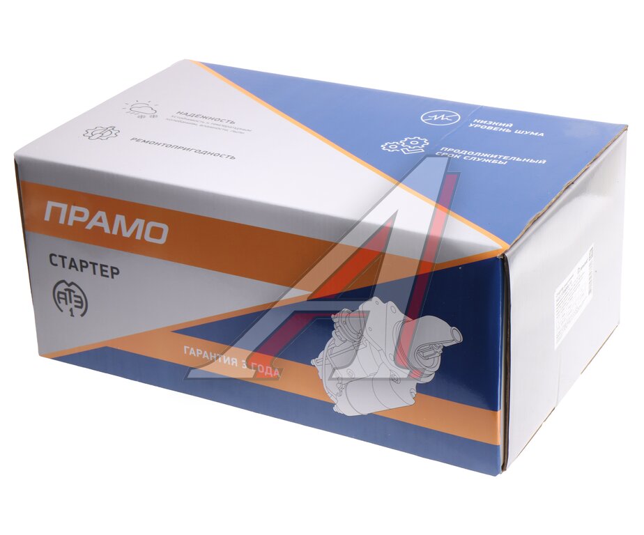 Стартер КАМАЗ, УРАЛ, ЗИЛ, ЛАЗ, ЛИАЗ дв.740, 7403 24В z=10 9.0кВт ПРАМО