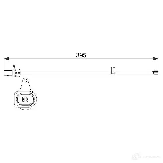 Датчик износа тормозных колодок BOSCH 4MSHZ8 351938 1987474509 AP60 9