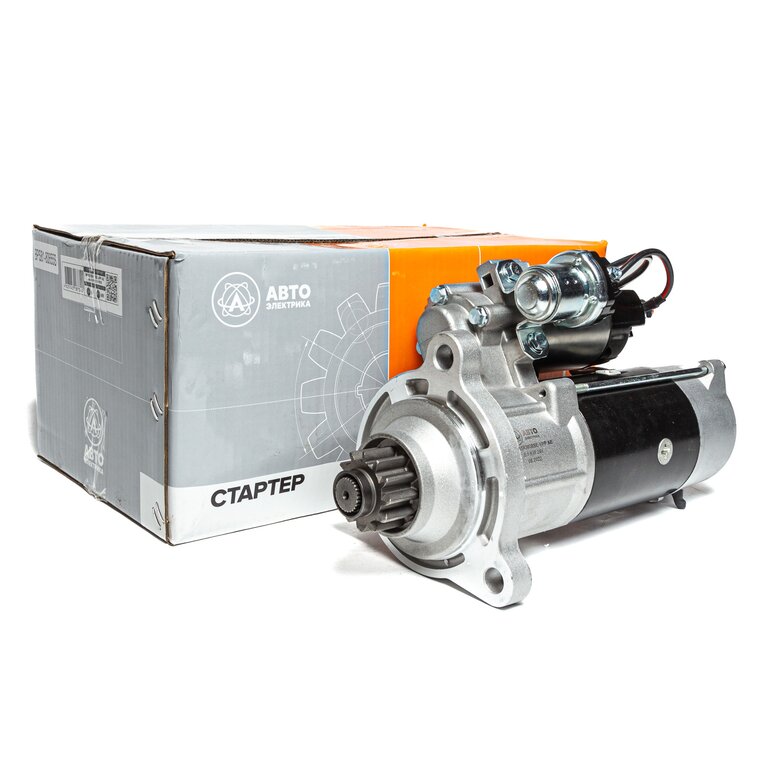 Стартер КАМАЗ дв.CUMMINS I6CT, ISCe, ISLe 24В редукторный z=12 7.8кВт AVTOELECTRICA