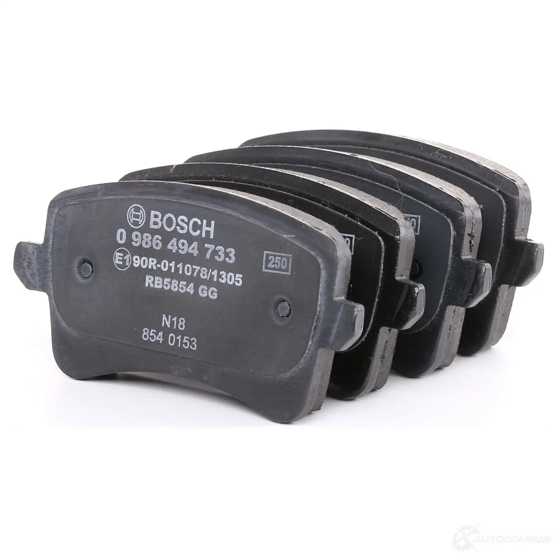 Тормозные колодки, комплект BOSCH 342582 0986494733 BP1748 24606