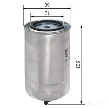 Топливный фильтр BOSCH XB4AJR N 4402 1457434402 349478