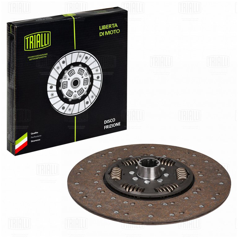 Диск сцепления КАМАЗ-ЕВРО (КПП-ZF) MFZ-430 (аналог SACHS) TRIALLI