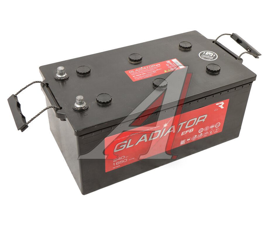 Аккумулятор GLADIATOR EFB 240А/ч обратная полярность