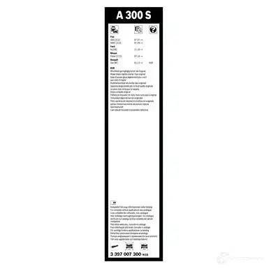 Щетка стеклоочистителя BOSCH 3397007300 QYKDCTS A 300 S 360566