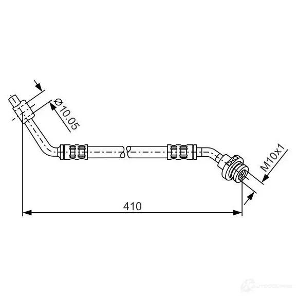 Тормозной шланг BOSCH RKXOTYE 352738 B H769 1987476197