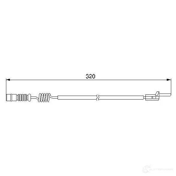 Датчик износа тормозных колодок BOSCH 96 4 AP214 352235 1987474964