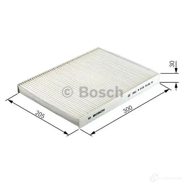 Салонный фильтр BOSCH CFP-AUD-1 1987432371 351213 1987431371 (K 576)