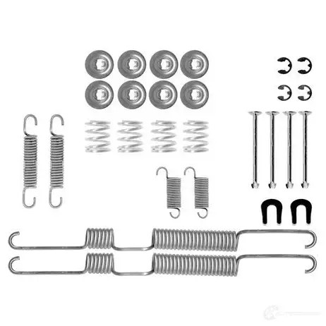 Ремкомплект тормозных накладок BOSCH A S197 352446 CV4WN8G 1987475248