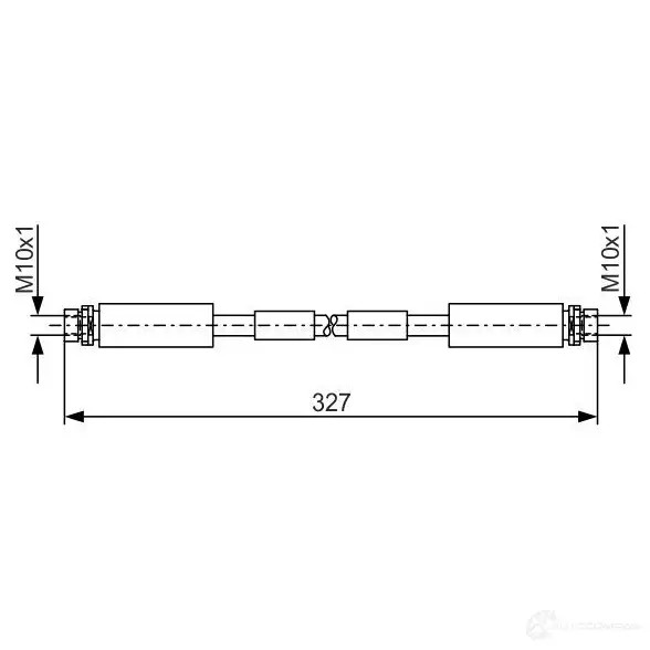 Тормозной шланг BOSCH 1987476856 BH5 01 V2AA32 353190