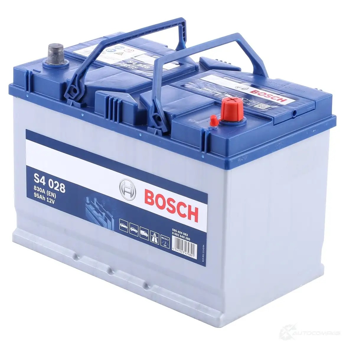Аккумулятор 95 ач обратная 830 а 12 в Кальциевый [CA/CA] silver jis 306x173x225 BOSCH 304151 595 404 083 0092S40280 12V 95Ah 830A