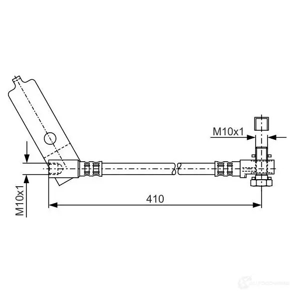Тормозной шланг BOSCH 475P6Z 1987481046 354166 BH9 38