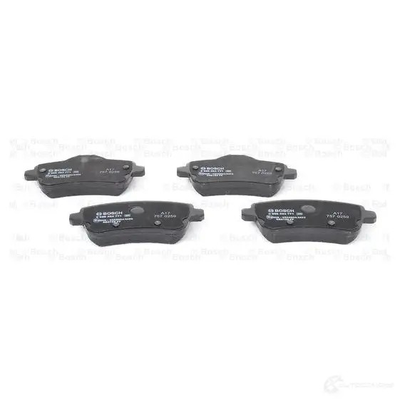 Тормозные колодки, комплект BOSCH 0986494771 25215 BP1945 1193484075