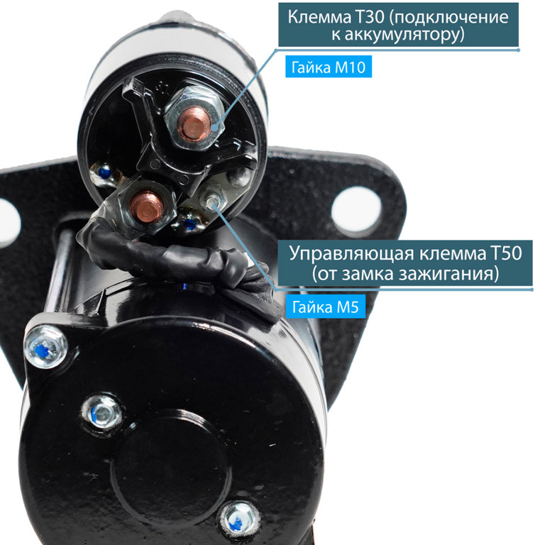 Стартер КАМАЗ дв.740.50-360, 51-320 ЕВРО-2, 3 24В 4.0кВт ISKRAMOTOR