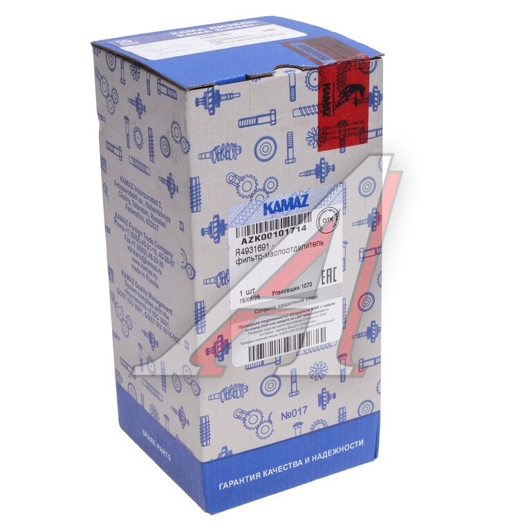 Элемент фильтрующий КАМАЗ-43089, 43082 воздушный системы AdBlue дв.CUMMINS КАМА ДИЗЕЛЬ(ОАО КАМАЗ)