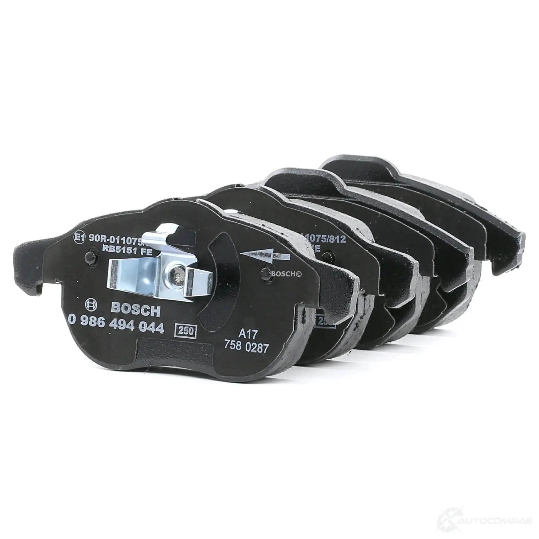 Тормозные колодки, комплект BOSCH 23738 0986494044 8497-D1388;7873-D972 342056