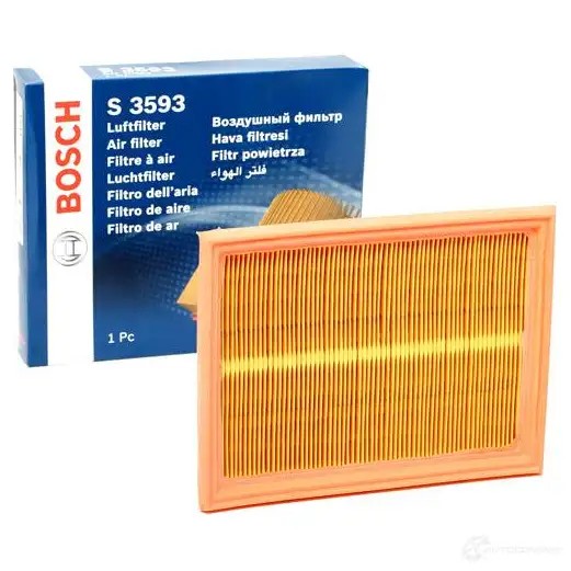 Воздушный фильтр BOSCH 349277 90JU7VE S 3593 1457433593