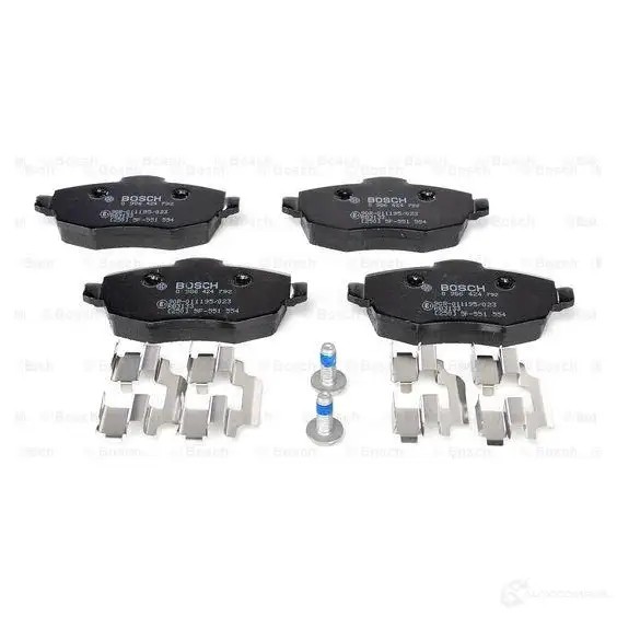 Тормозные колодки, комплект BOSCH 0986424792 336464 BP933 24 073