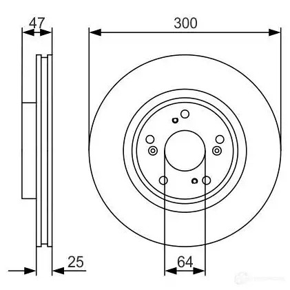Тормозной диск BOSCH 340337 BD1759 0986479r24 E1 90R-02C0349/1230