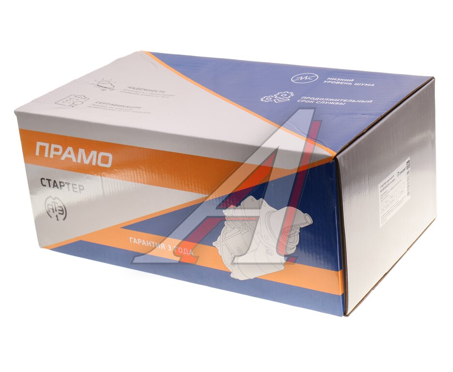 Стартер КАМАЗ, ПАЗ, КАВЗ дв.CUMMINS EQB 180-20, 210 24В z=12 6.0кВт ПРАМО
