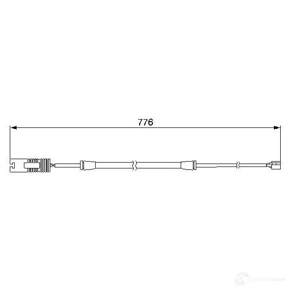 Датчик износа тормозных колодок BOSCH 352205 AP 183 PS-BMW-1 1987474925