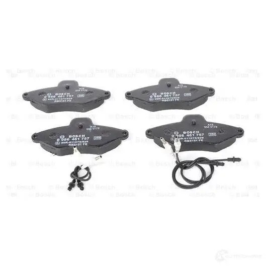 Тормозные колодки, комплект BOSCH BP608 337815 0986461757 21631