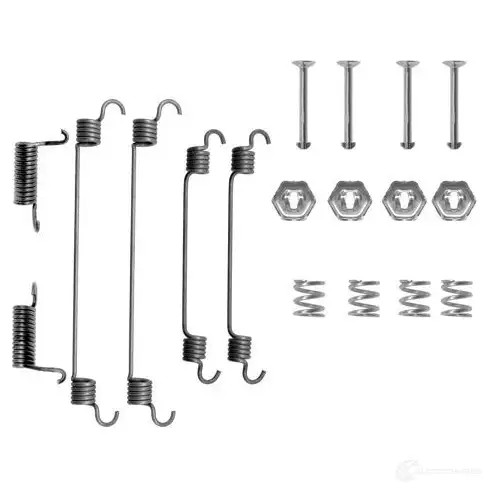 Ремкомплект тормозных накладок BOSCH UDQ9N AS 092 1987475125 352345