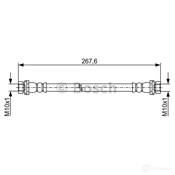 Тормозной шланг BOSCH 355041 FQRXQ BH1 832 1987481948
