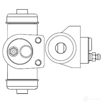 Рабочий тормозной цилиндр BOSCH 3WMMH90 WC238 1 369511 f026002381