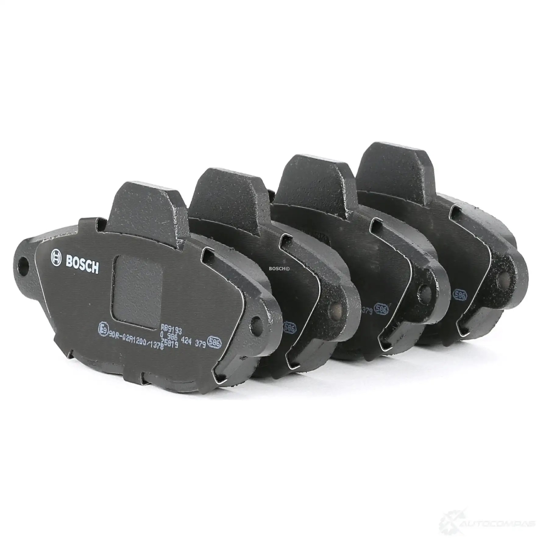 Тормозные колодки, комплект BOSCH 0986424379 21 436 8831D1619 336186